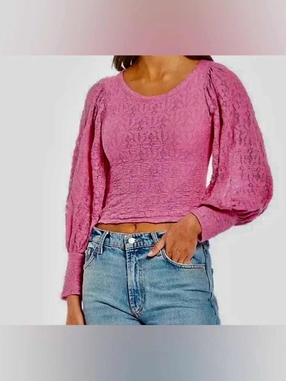 FREE PEOPLE PLUMERIA TEA TIME TOP